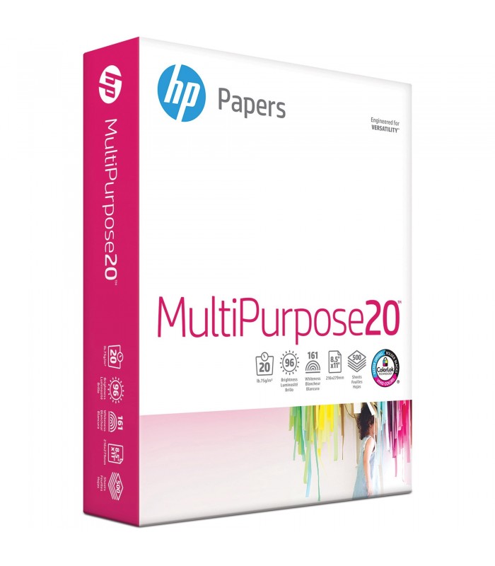 HP® MULTI-PURPOSE COPY PAPER, 8-1/2 x 14, 96 BRIGHT, 20 LB, REAM - Multi  access office