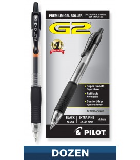 G2 PREMIUM RETRACTABLE GEL INK ROLLING BALL BLACK