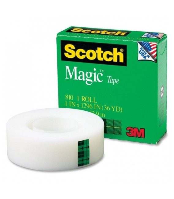 SCOTCH® MAGIC™ TAPE, 1" X 1,296", 1 BOX/PACK