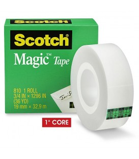 SCOTCH® MAGIC™ TAPE, 3/4" X 1,296", 6 BOX/PACK