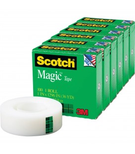 SCOTCH® MAGIC™ TAPE, 1" X 1,296", 6 BOX/PACK