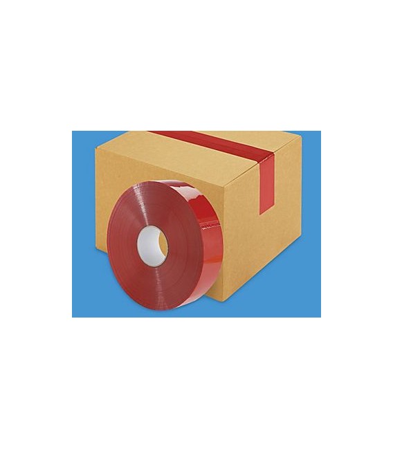 SCOTCH® COLOR BOX SEALING TAPE, 2" X 110 YD, RED