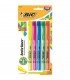 BIC® BRITE LINER® HIGHLIGHTERS, ASSORTED COLORS, 5/SET