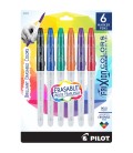 PILOT® FRIXION® COLORS ERASE MARKER PENS 6