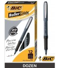 BIC® GRIP ROLLER-GLIDE™, ROLLER MICRO PEN, BLACK DOZEN