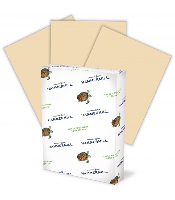 HAMMERMILL® SUPER-PREMIUM PAPER, TAN COLOR, 500 SHEETS/REAM