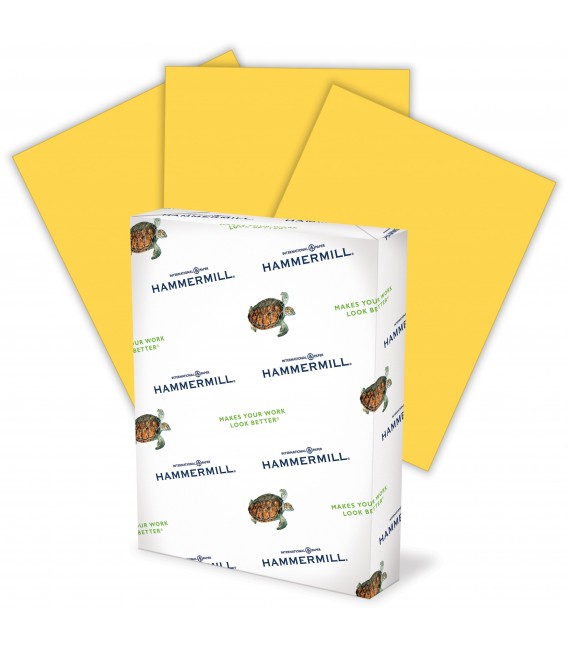 HAMMERMILL® SUPER-PREMIUM PAPER, GOLD COLOR, 500 SHEETS/REAM