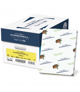 HAMMERMILL® SUPER-PREMIUM PAPER, CANARY COLOR, 5000 SHEETS/CASE