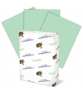 HAMMERMILL® SUPER-PREMIUM PAPER, GREEN COLOR, 500 SHEETS/REAM