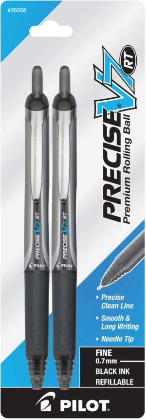PILOT PRECISE V7 PREMIUM ROLLING BALL RT BLACK (26056)