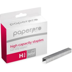 PAPERPRO® PREMIUM HEAVY-DUTY STAPLES, 3,000 STAPLES PER BOX