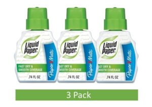 PAPER MATE® LIQUID PAPER® CORRECTION FLUID, FAST DRY & SMOOTH COVERAGE