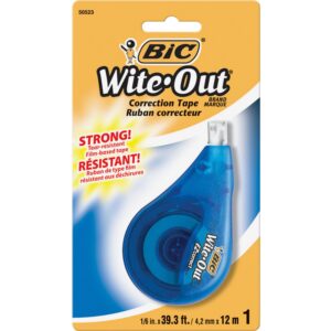 BIC® WITE-OUT® EZ CORRECT CORRECTION TAPE, WHITE
