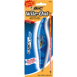 BIC® WITE-OUT® EXACT LINER CORRECTION TAPE, WHITE