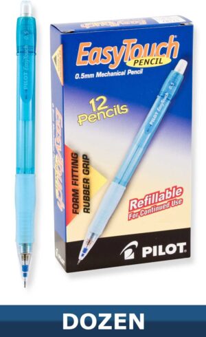 PILOT® EASYTOUCH® 0.5mm MECHANICAL PENCIL, BLUE BARREL