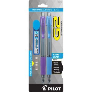 PILOT® G2® MECHANICAL PENCIL, 0.7mm LEAD DIAMETER, ASSORTED BARREL