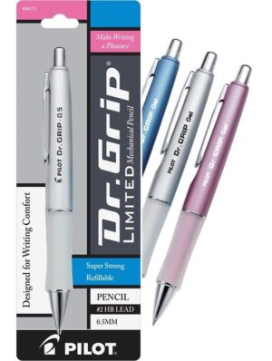 PILOT® Dr.GRIP® MECHANICAL PENCIL 0.5mm LEAD DIAMETER, ASSORTED BARREL