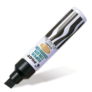 PILOT® JUMBO SUPER COLOR MARKER, PERMANENT BLACK, 1 EACH