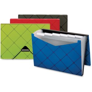 PENDAFLEX® 7 POCKET FILE, FASHION POLY EXPANDING, ASSORTED COLOR, 1 EACH