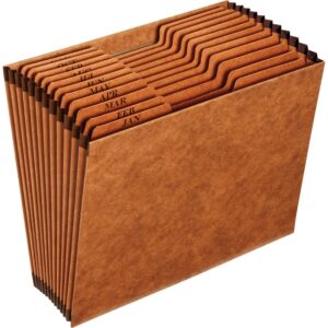 PENDAFLEX HEAVY DUTY EXPANDING FILE, 12 POCKETS, WITHOUT FLAP