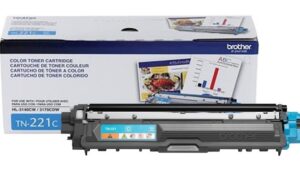 BROTHER® TN-221 CYAN ORIGINAL TONER CARTRIDGE