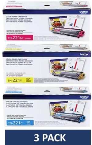 BROTHER® TN-221C/M/Y ORIGINAL TONER CARTRIDGE