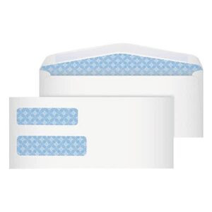 QUALITY PARK, NO. 10 DOUBLE WINDOW, ENVELOPES FOR INVOICE/CHECK MAILER, SECURITY TINTED