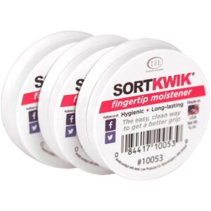 LEE SORTKWIK® HYGIENIC FINGERTIP MOISTENER, 0.38 oz
