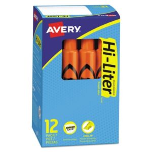 AVERY® DESK STYLE HIGHLIGHTERS ORANGE