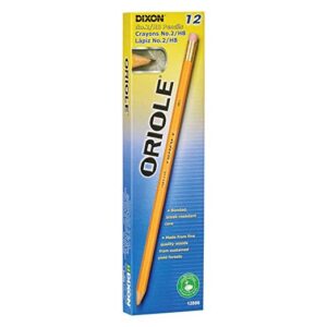 DIXON® ORIOLE® YELLOW No. 2 SHARPENED PENCILS