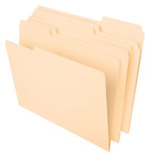 ISLAND BRAND® FILE FOLDERS, LETTER SIZE MANILA
