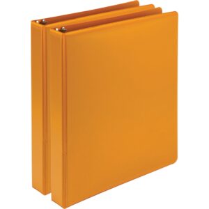 SAMSILL® EARTH'S CHOICE FASHION COLOR VIEW BINDERS, CORAL 1"
