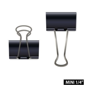 BUSINESS SOURCE® BINDER CLIPS MINI 1/4", 12/PACK