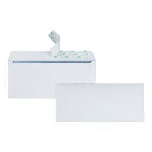 QUALITY PARK® N. 10 SECURITY TINTED ENVELOPES, WHITE REDI-STRIP® , 100 EACH
