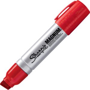 SHARPIE® PERMANENT MARKER, MAGNUM, CHISEL POINT STYLE