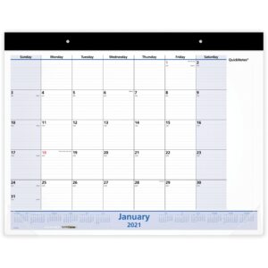 AT-A-GLANCE® 2021 QUICKNOTES  MONTHLY DESK PAD WALL CALENDAR, 1 EACH
