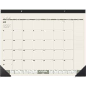 AT-A-GLANCE® 2021 RECYCLED MONTHLY DESK PAD WALL CALENDAR, 1 EACH