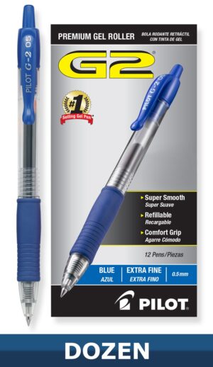G2 PREMIUM RETRACTABLE GEL INK ROLLING BALL BLUE