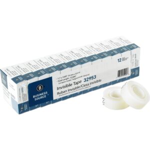 BUSINESS SOURCE® MAGIC PREMIUM TAPE, 3/4" X 1000"