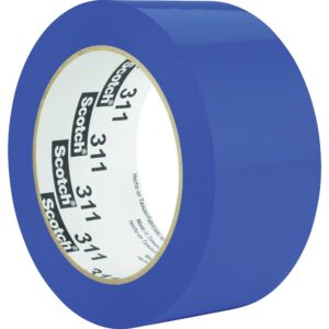 SCOTCH® COLOR BOX SEALING TAPE, 2" X 110 YD, BLUE