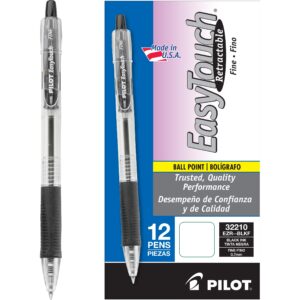 PILOT EASYTOUCH RETRACTABLE BALL POINT BLACK