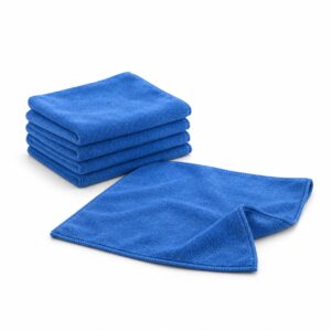 Microfiber Cleaning Towels Blue