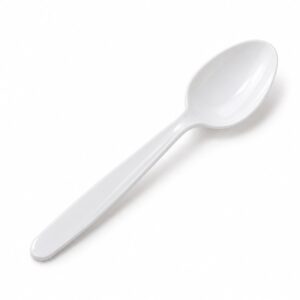 Heavyweight Plastic Spoons White