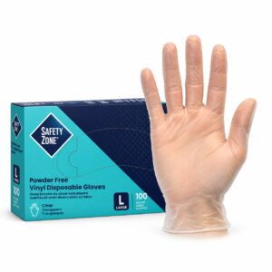 Safety Zone Vinyl Gloves