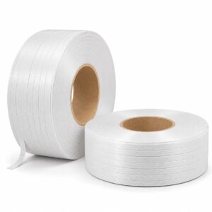 White Embossed Polypropylene Strapping